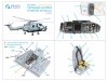 Quinta Studio QD+48483 Lynx HMA8 3D-Printed & coloured Interior on decal paper ( Airfix )( with 3D-printed resin parts ) 1/48
